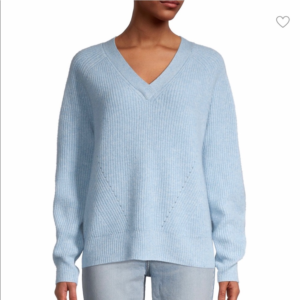 Saks Fifth Avenue Rib-Knit Cashmere Sweater